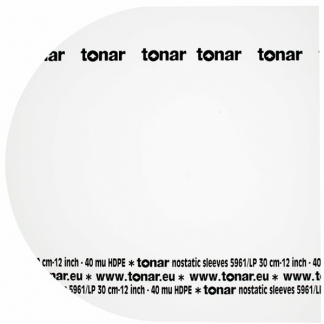 Tonar Nostatic innerlomme for LP - 12" - 50 stk