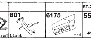 Tonar erstatningsnåler for Crown