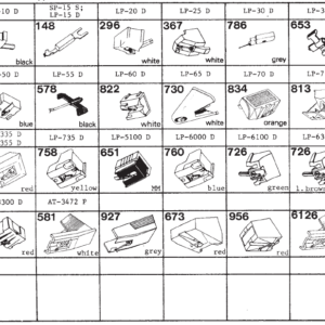 Tonar erstatningsnåler for Fujiya Audio