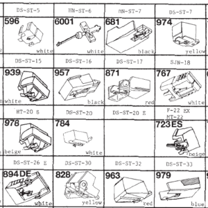 Tonar erstatningsnåler for Hitachi
