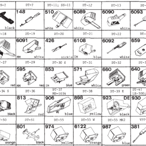 Tonar erstatningsnåler for JVC