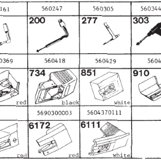 Tonar erstatningsnåler for Magnavox