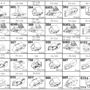 Tonar erstatningsnåler for Marantz