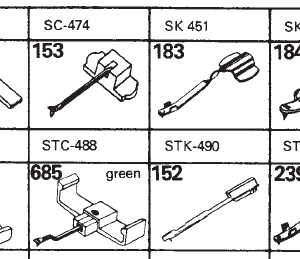 Tonar erstatningsnåler for Merula