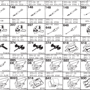 Tonar erstatningsnåler for National