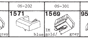 Tonar erstatningsnåler for Osawa