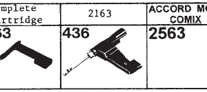 Tonar erstatningsnåler for Rigonda
