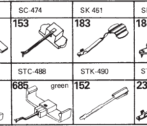 Tonar erstatningsnåler for Schumann