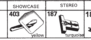 Tonar erstatningsnåler for Seeburg