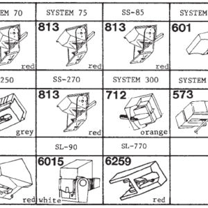 Tonar erstatningsnåler for Silver