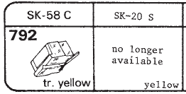 Tonar erstatningsnåler for Sonica