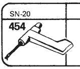 Tonar erstatningsnåler for Sontra