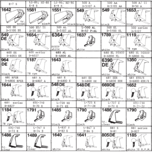Tonar erstatningsnåler for Stanton