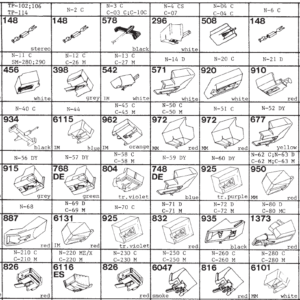 Tonar erstatningsnåler for Toshiba