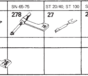 Tonar erstatningsnåler for VACO/Luxor