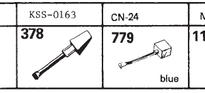 Tonar erstatningsnåler for Valkona