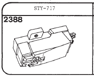 Tonar erstatningsnåler for Sharp