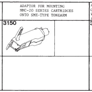 Tonar headshell for Bang&Olufsen