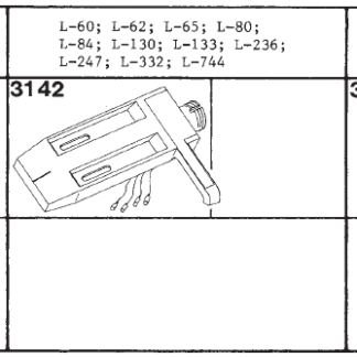 Tonar headshell for Lenco