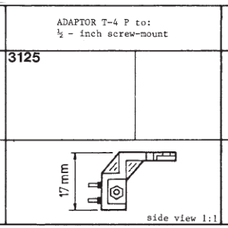 Tonar headshell for Technics