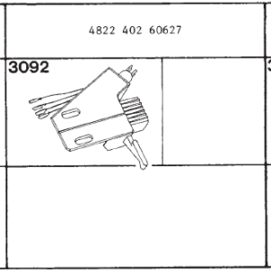 Tonar headshell til Philips