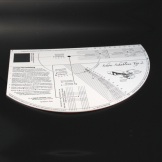 Tonar Professional alignment protractor - justeringsplate for pickup-montering