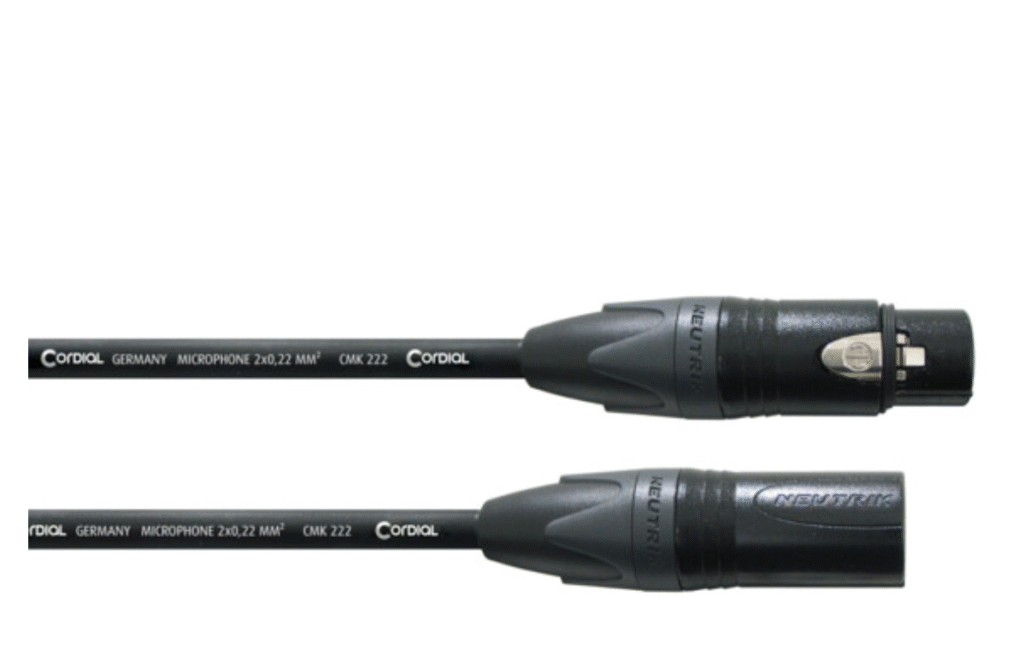 Kabel, XLR, F-M, Neutrik, 1,5m