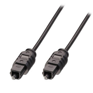 Kabel, optisk audio, SPDIF TosLink, 0,5m