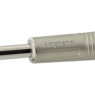 Plugg, 6.35 mm jack, Stereo, Rett, Metall