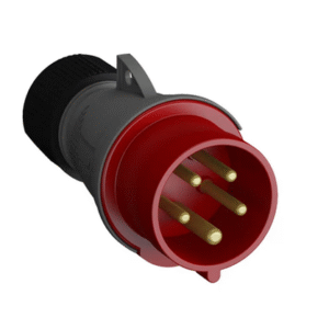 Støpsel, rundstift, 5P hann, 400V, 16A, IP44, 416EP