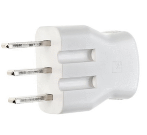 Støpsel, komfyr, 230V 25A, hvit