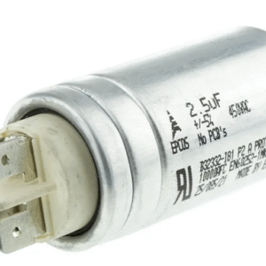 Driftskondensator, 2,5uF, 450V, bolt og stift, 25x50 mm