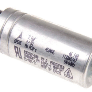 Driftskondensator, 7,5uF, 450V, bolt og stift, 30x68 mm