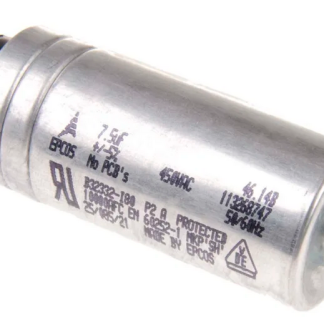 Driftskondensator, 7,5uF, 450V, bolt og stift, 30x68 mm