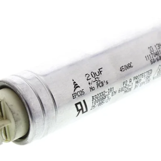 Driftskondensator, 20uF, 450V, bolt og stift, 30x93 mm