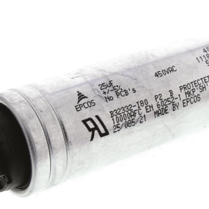 Driftskondensator, 25uF, 450V, bolt og stift, 35x93 mm