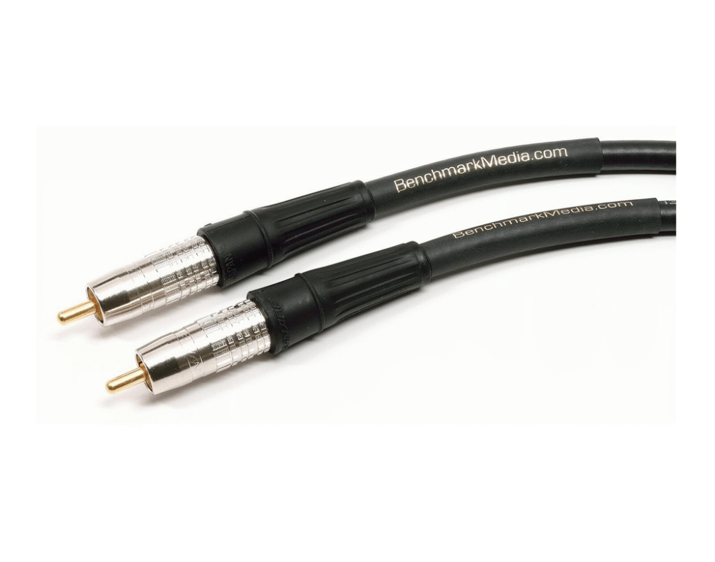 Kabel, audio, singel RCA M - RCA M, 3 ft, Benchmark + Canare