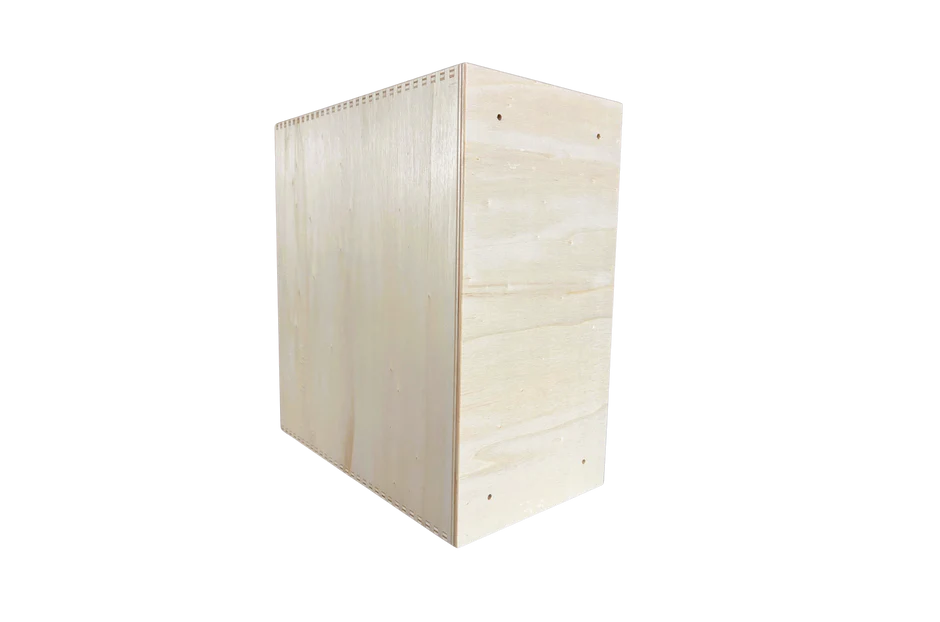 Knosti Archifix-Box Woodline platearkiv - oppbevaringsboks for ca 50 LPer - Bilde 2