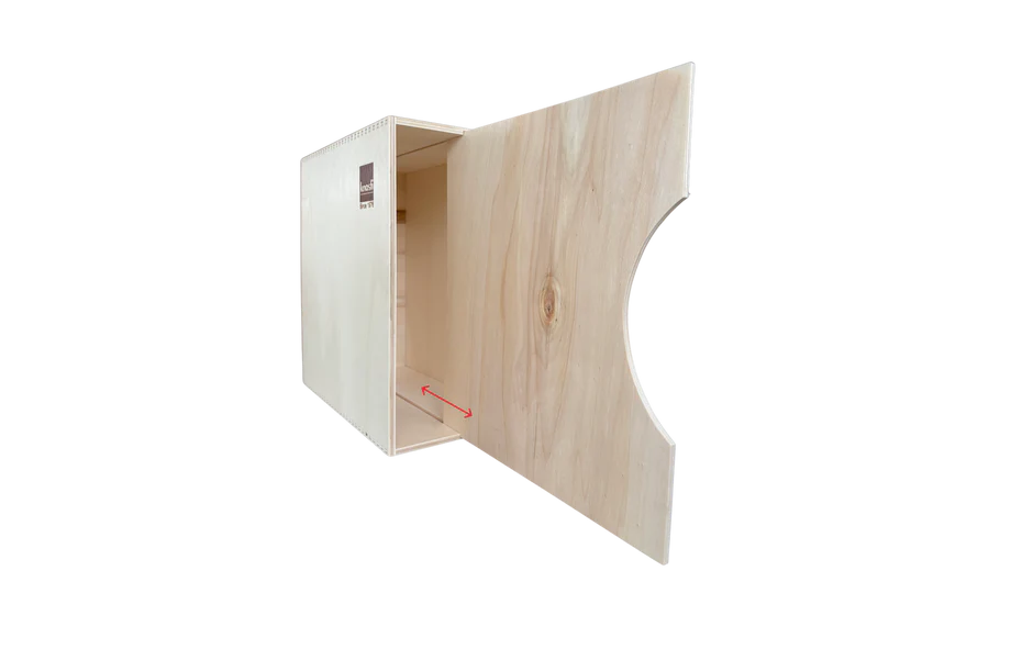 Knosti Archifix-Box Woodline platearkiv - oppbevaringsboks for ca 50 LPer - Bilde 8