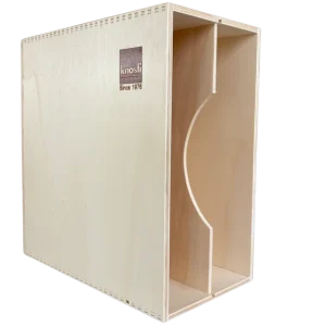 Knosti Archifix-Box Woodline platearkiv - oppbevaringsboks for ca 50 LPer