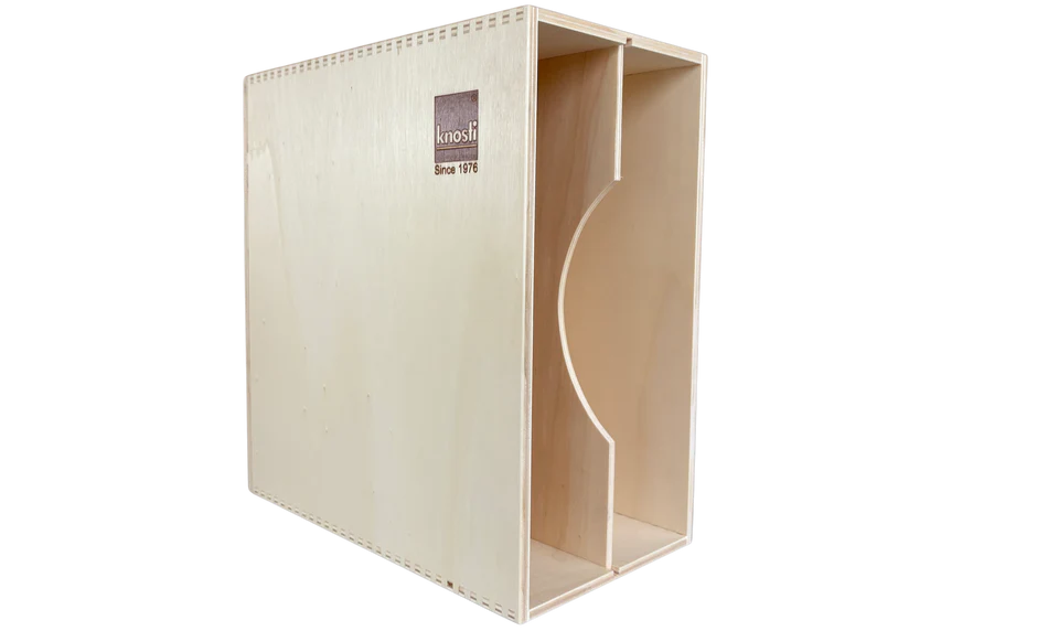 Knosti Archifix-Box Woodline platearkiv - oppbevaringsboks for ca 50 LPer